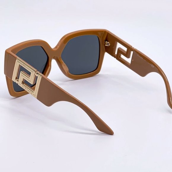 Sale! New Versace Light Brown Sunglasses - Picture 6 of 7